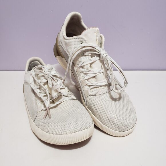 SOREL Out N About Low Top Cream Tan Shoes Women's Sz 7 - Picture 5 of 11